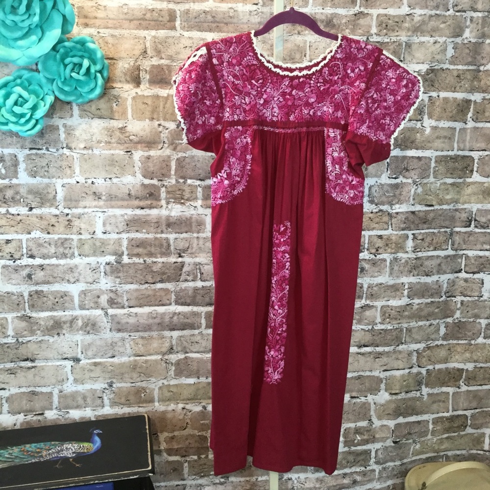 SOLD Vintage Peasant Dress